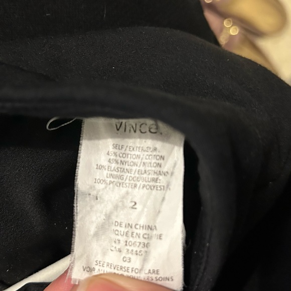 VINCE Cotton blend pleated mini skirt - Picture 3 of 3